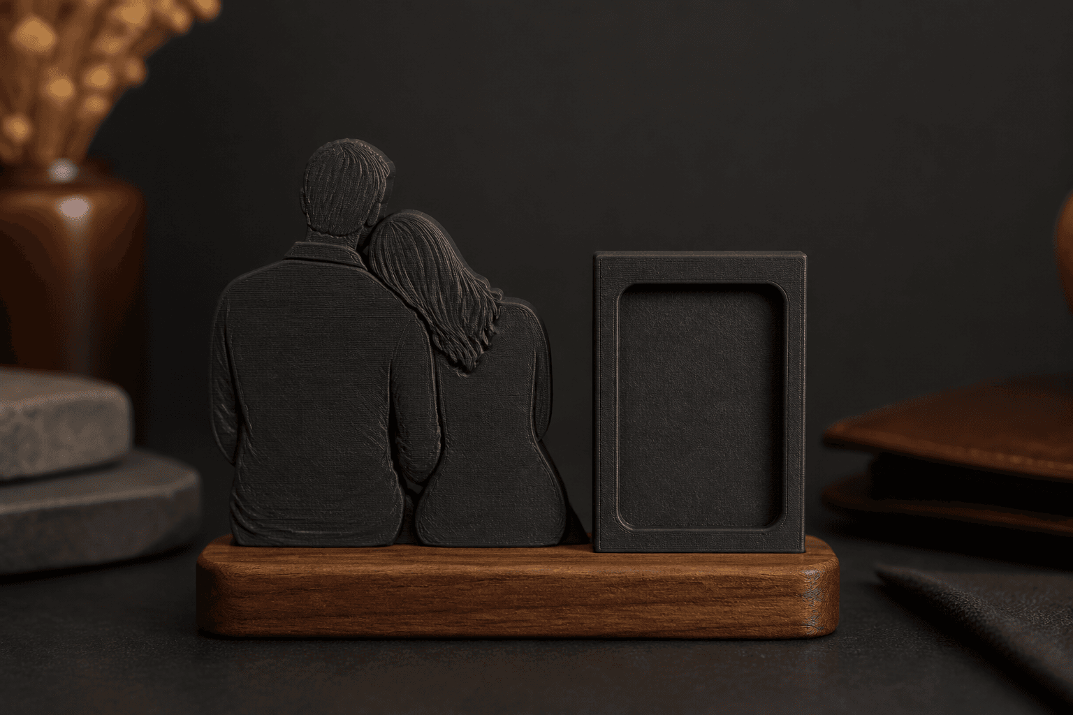 Studio example: Photo Keepsake Stand